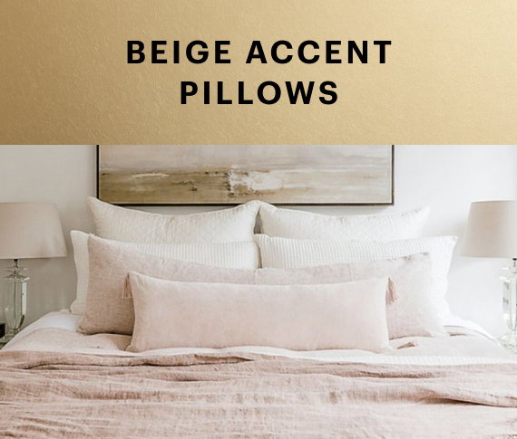 Beige Accent Pillows