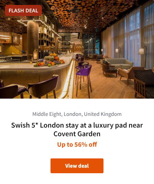 Swish 5* London stay at a luxury pad near Covent Garden