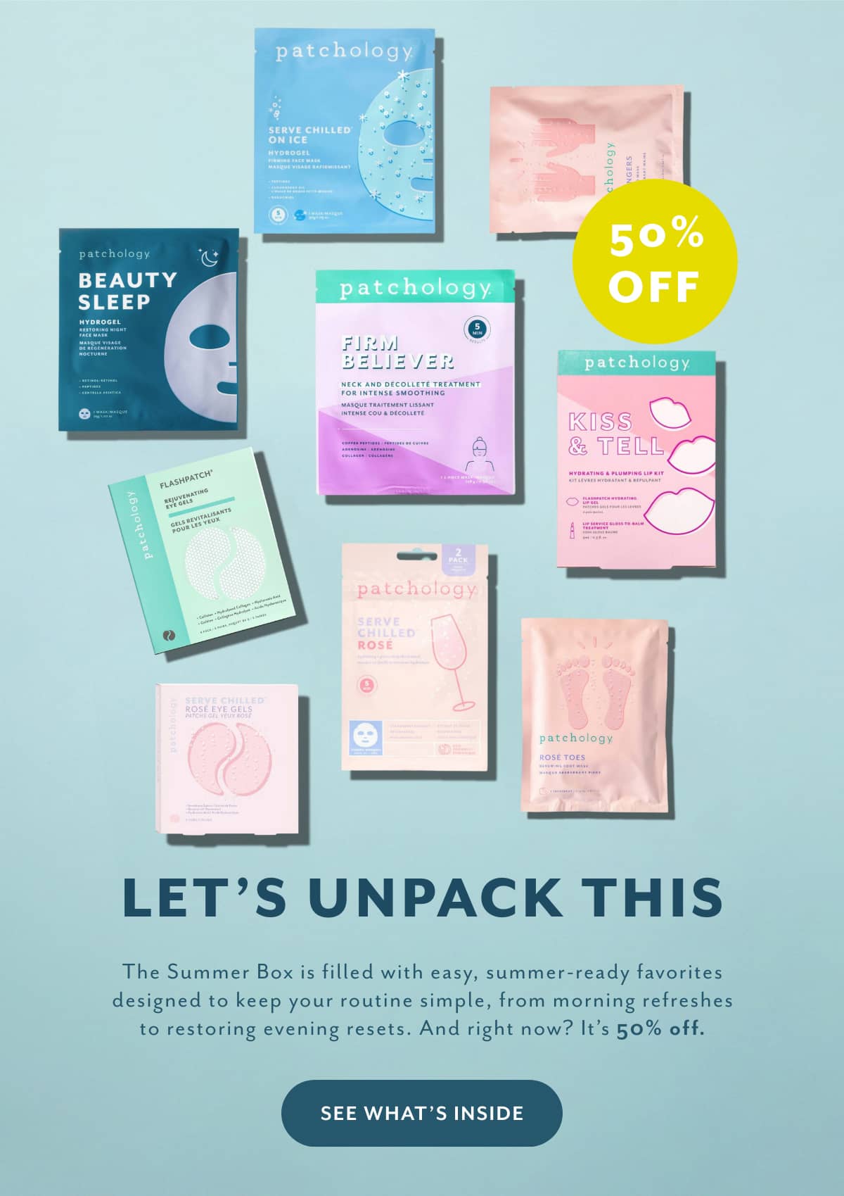 half off self-care summer essentials