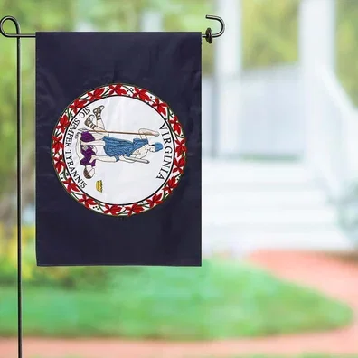 Virginia State Applique Garden Flag