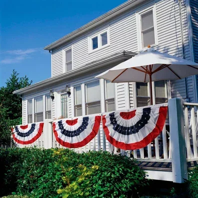 American Flag Applique Bunting