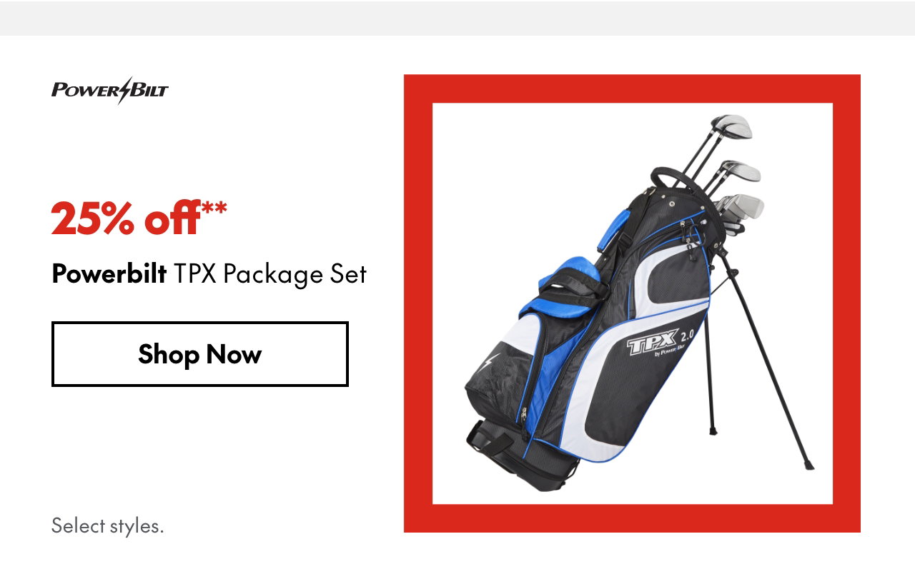 Powerbilt TPX Package Set
25% off
Our ticket price. Select styles.