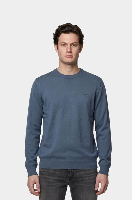 Boss-black-trui-blauw
