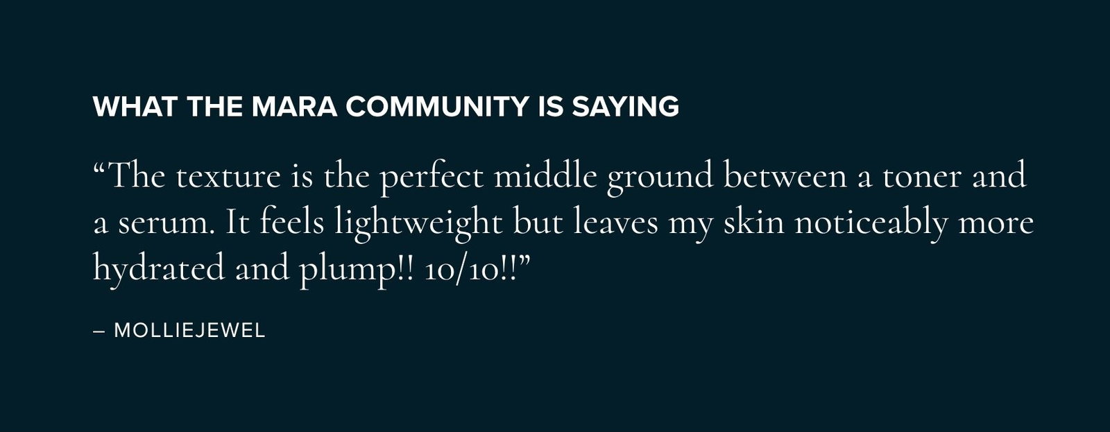 What the MARA community is saying