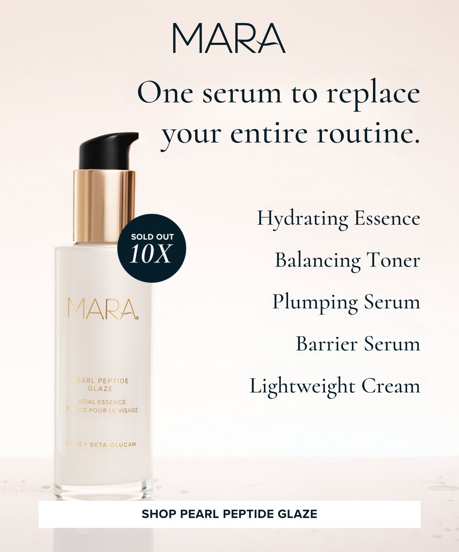 One serum to replace your entire routine.