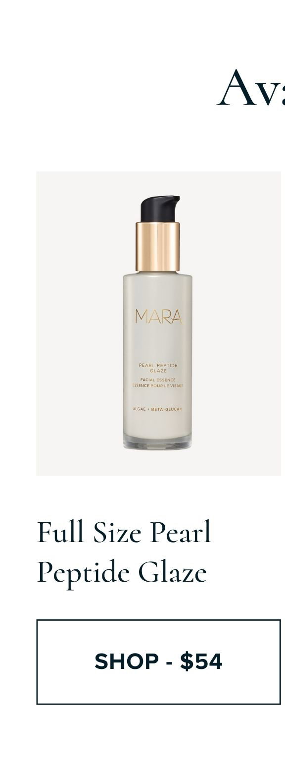 Full Size Pearl Peptide Glaze