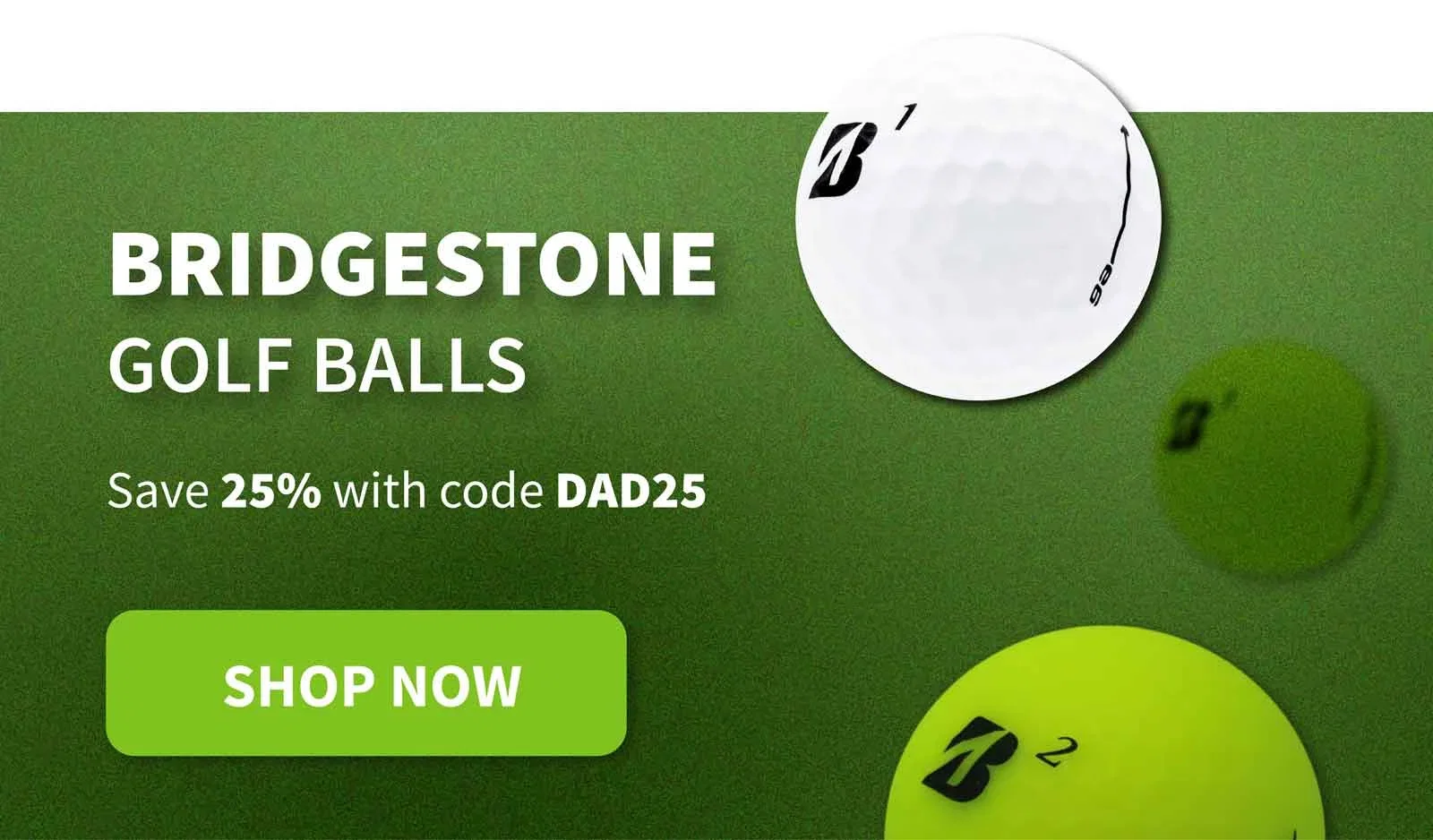 BRIDGESTONE GOLF BALLS