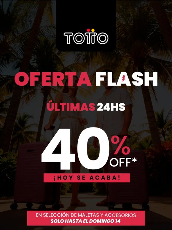 ⚡ FLASH: 40% OFF | Últimas 24 horas