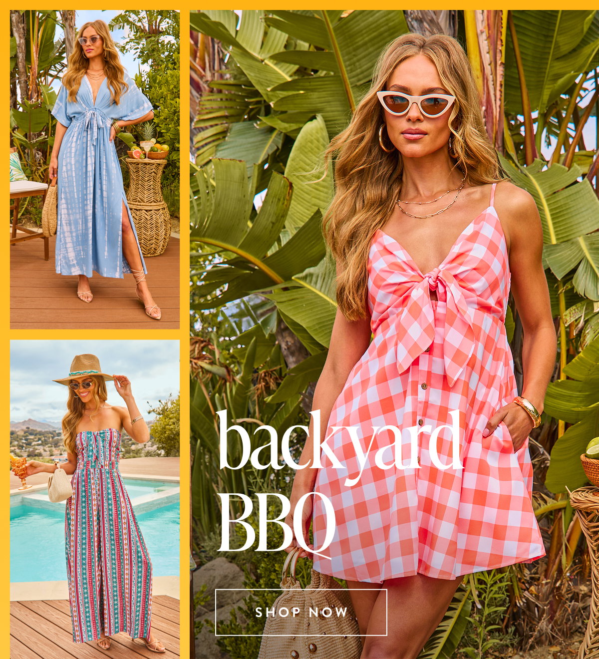Backyard BBQ. Shop Dresses, Rompers, & Jumpsuits