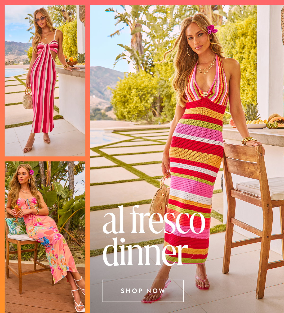 Al Fresco Dinner. Shop New Arrivals 