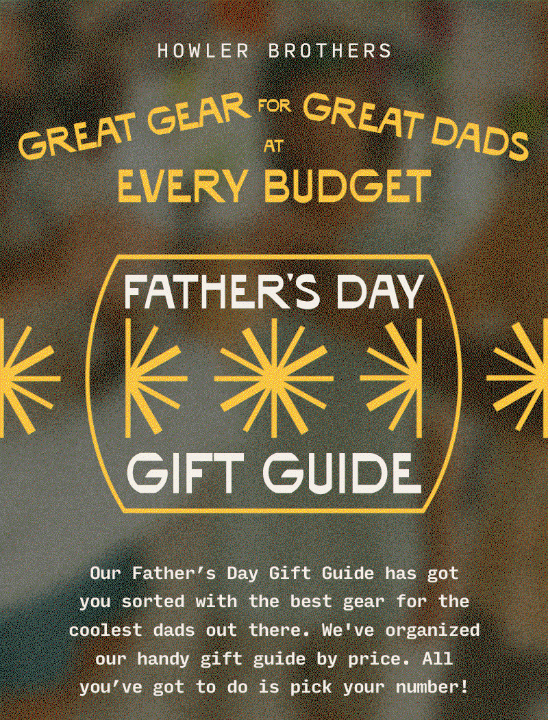 Our Father’s Day Gift Guide has got you sorted with the best gear for the coolest dads out there. We've organized our handy gift guide by price. All you’ve got to do is pick your number!