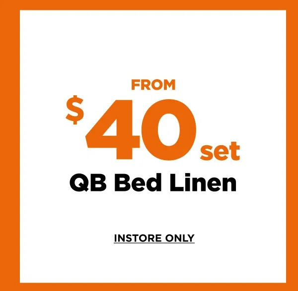$40set QB Bed Linen