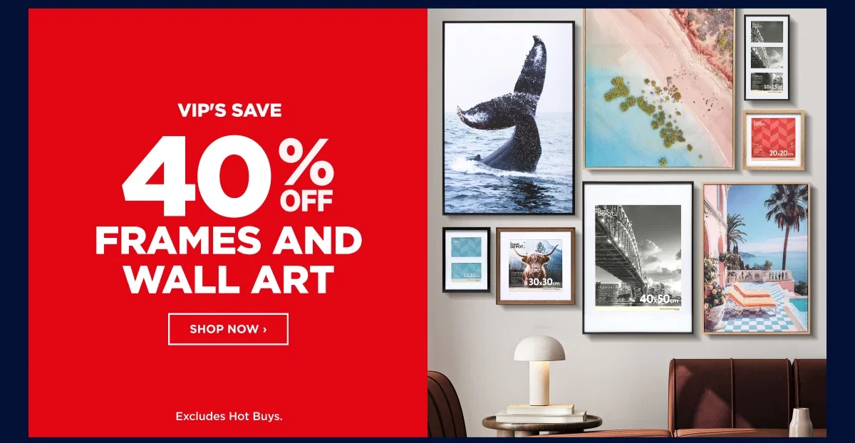 VIP 40%off Frames And Wall Art