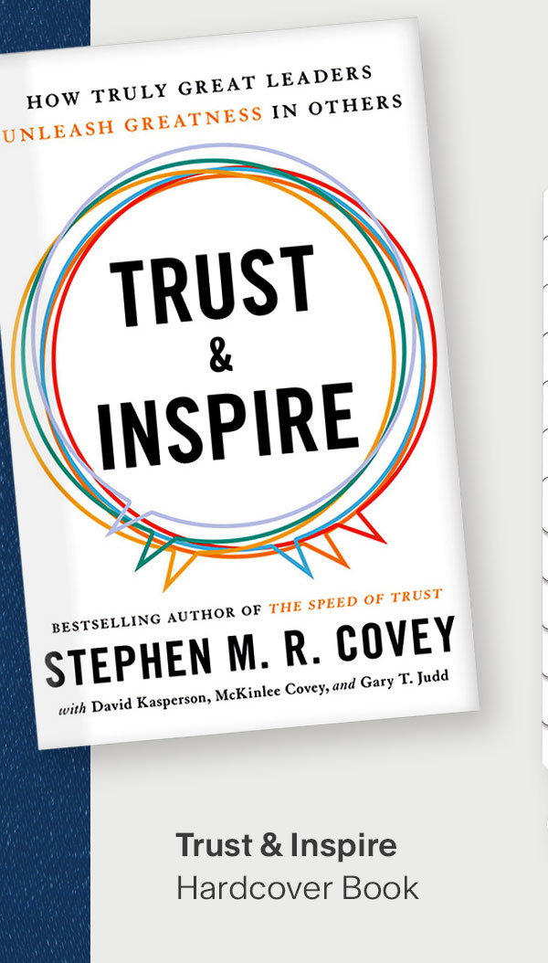 Trust & Inspire - Hardcover Book.
