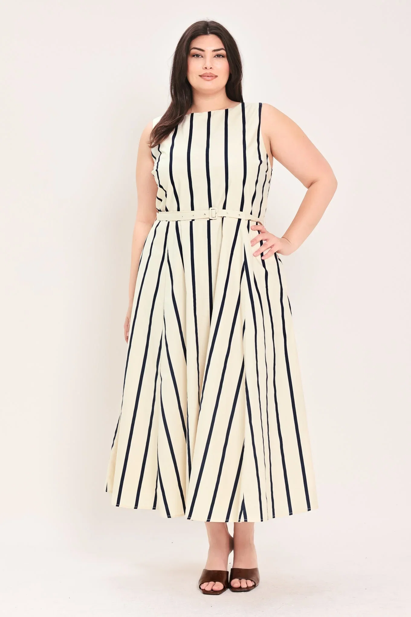Image of SAIL AWAY WOVEN MIDI DRESS
