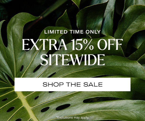 Extra 15% Off Sitewide with code EXTRA15