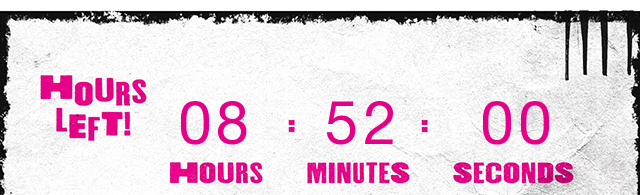 Hours Left Countdown Clock