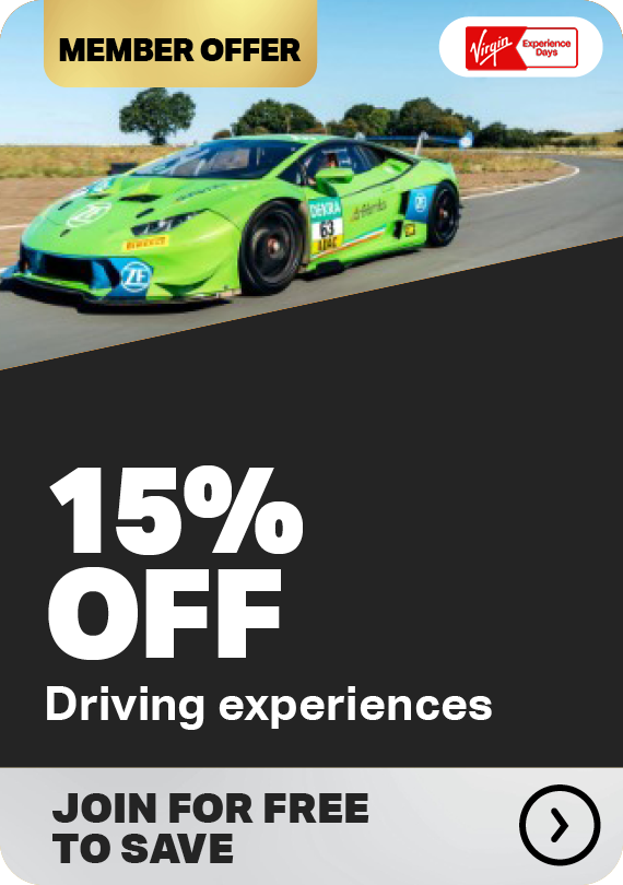 MEMBER OFFER | 15% OFF DRIVING EXPERIENCES