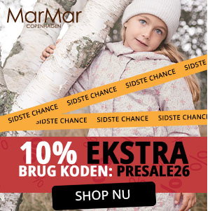 Spar 50% + 10% ekstra på MarMar