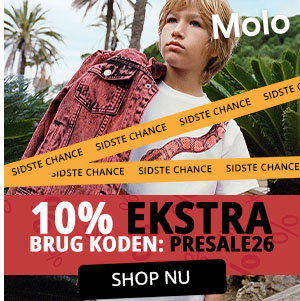 Spar 50% + 10% ekstra på Molo