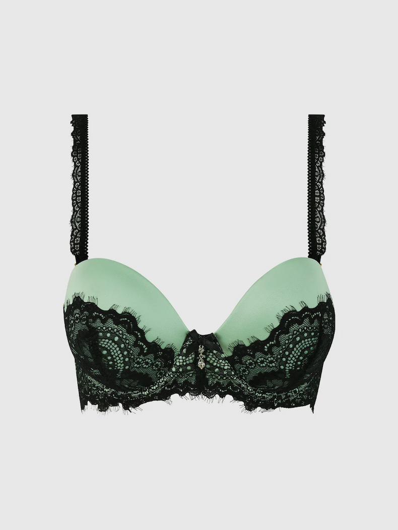 Lexi Lace Strapless Push Up Bra