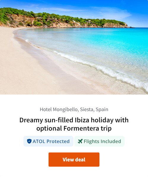 Dreamy sun-filled Ibiza holiday with optional Formentera trip