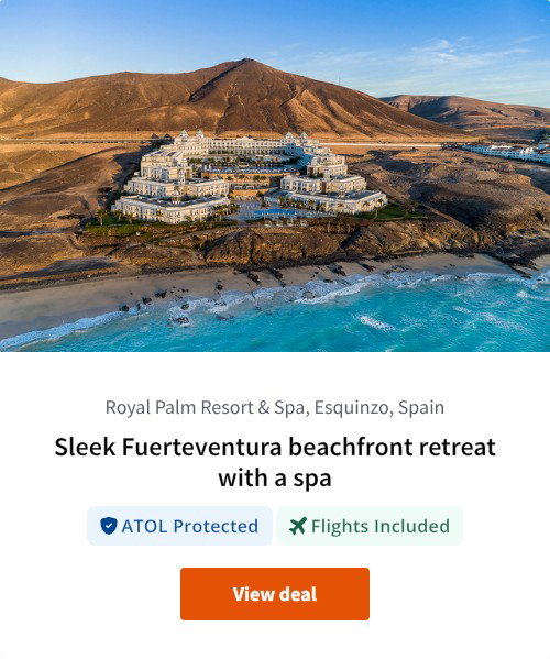 Sleek Fuerteventura beachfront retreat with a spa