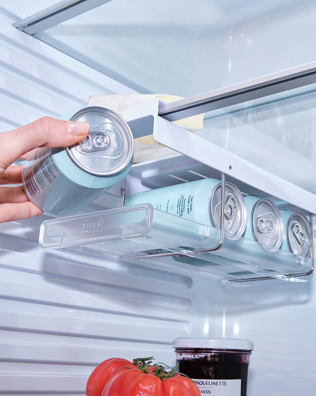FridgeStore™ Under-Shelf Collapsible Can Dispenser
