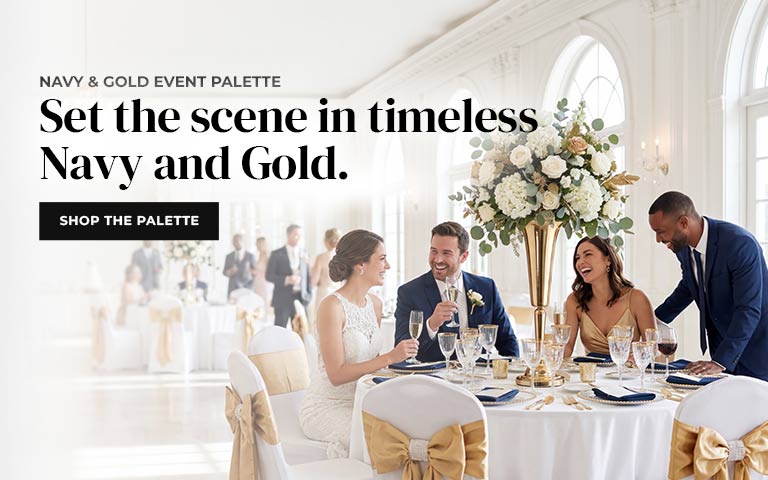 navy and gold