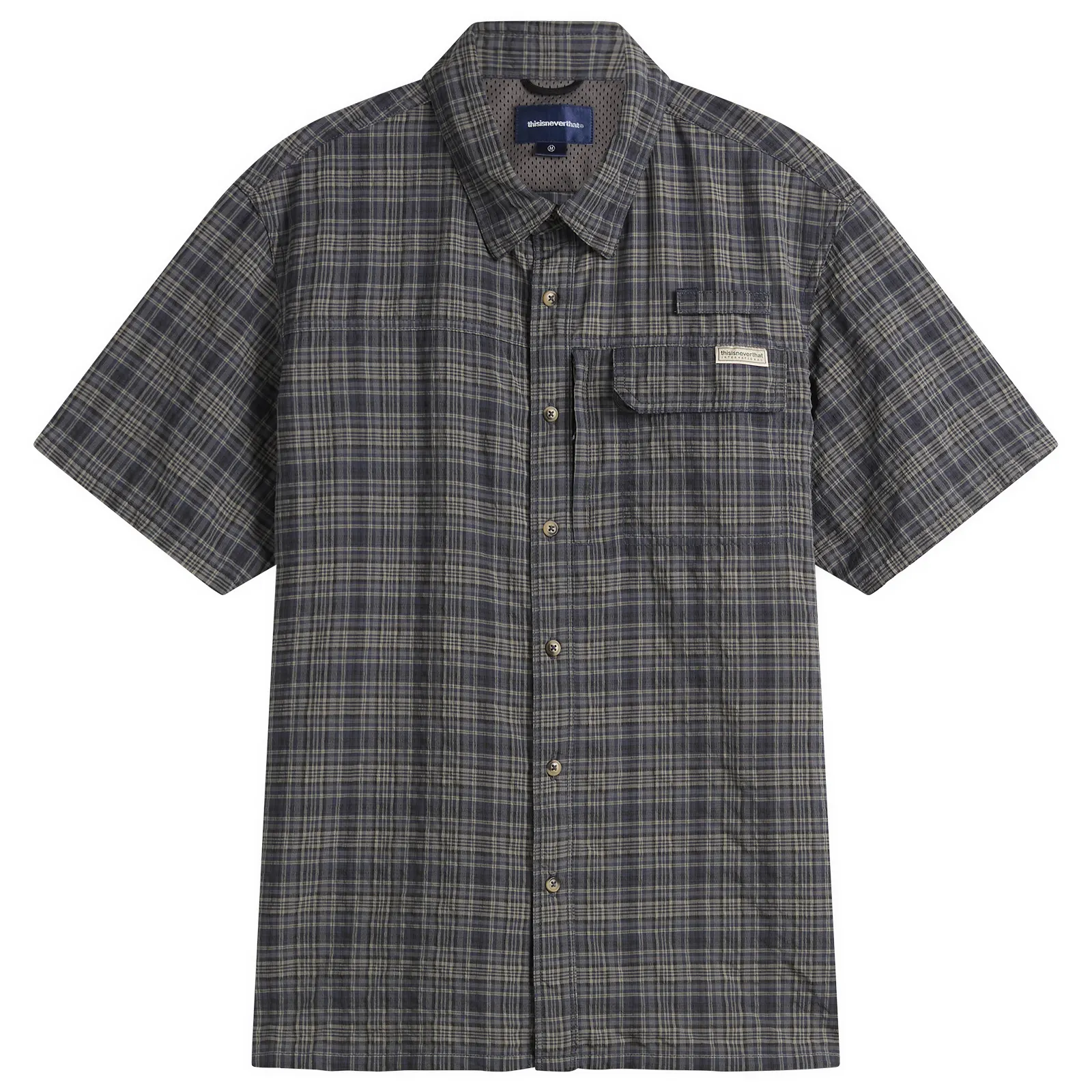 thisisneverthat Plaid Short Sleeve Fishing Shirt