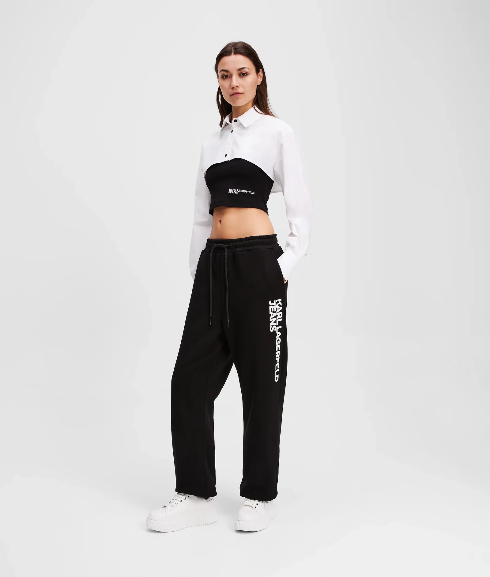 Image of Slim-fit sweatpants