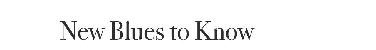NEW BLUES TO KNOW