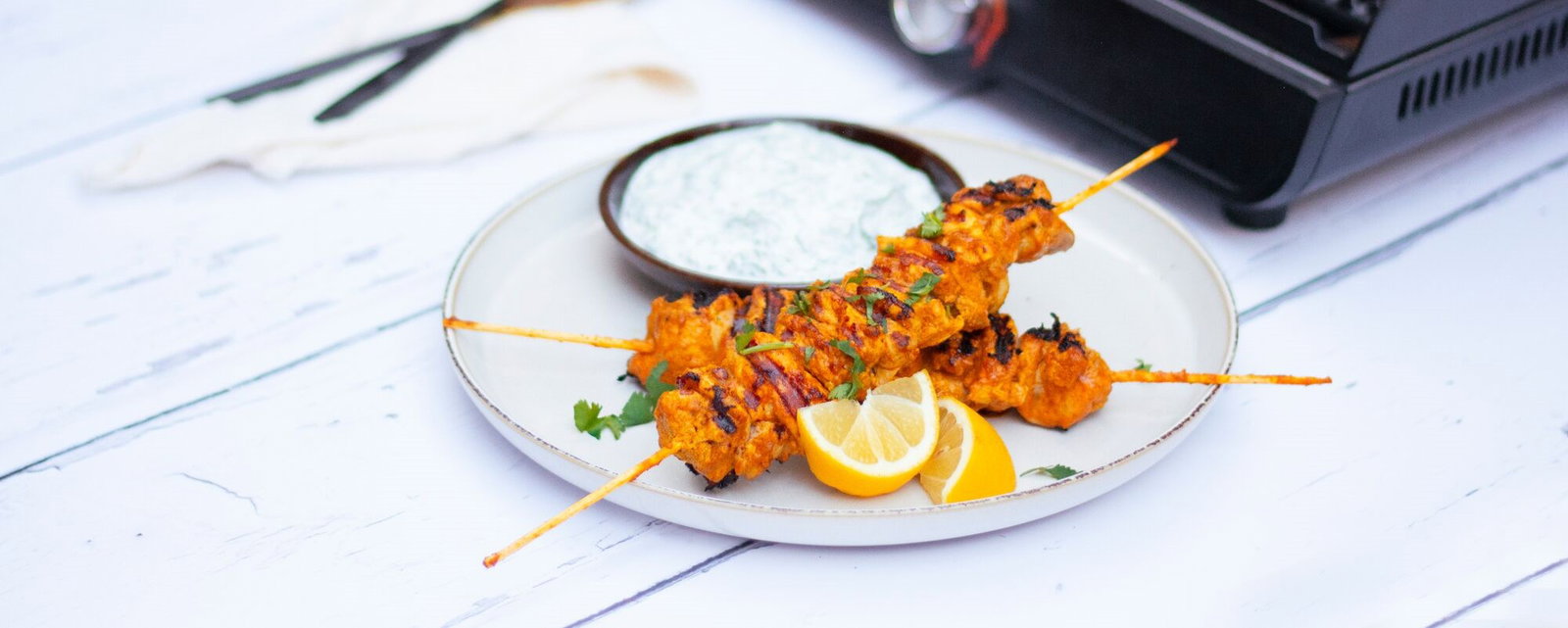 Chicken Tikka & Pepper Skewers