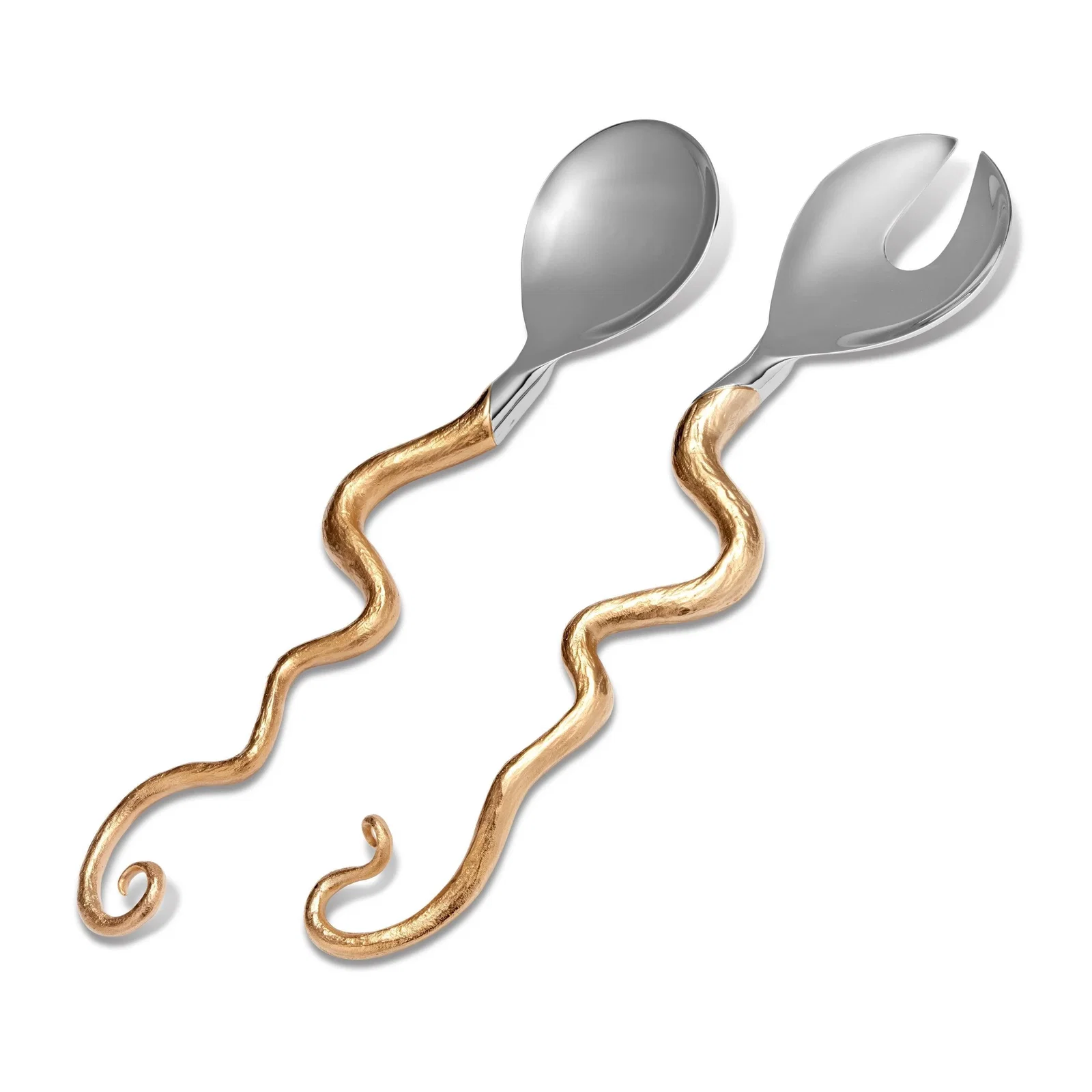Image of Haas Twisted Horn Serving Set (2 Piece Set)