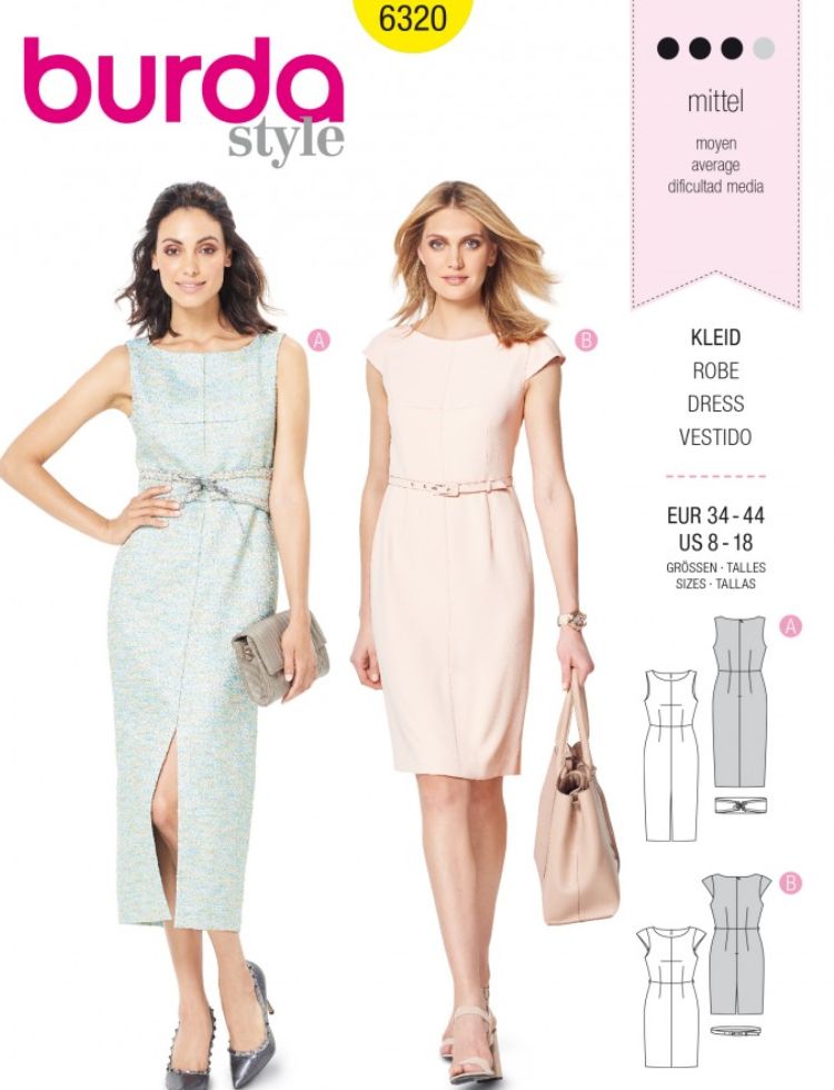 Burda Paper Sewing Pattern 6320