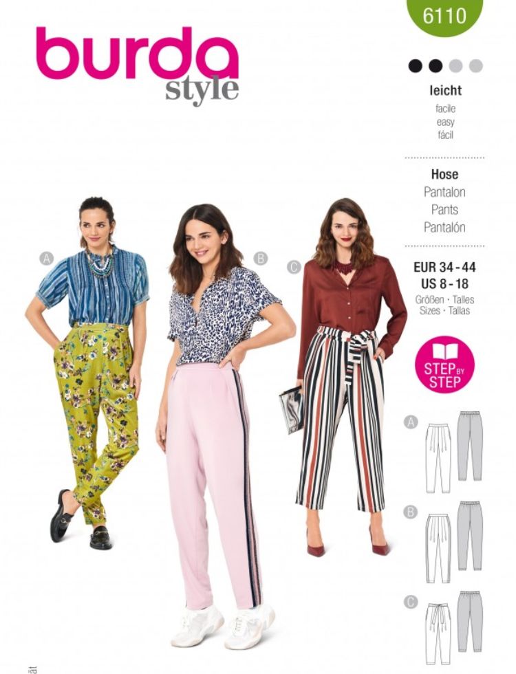 Burda Paper Sewing Pattern 6110