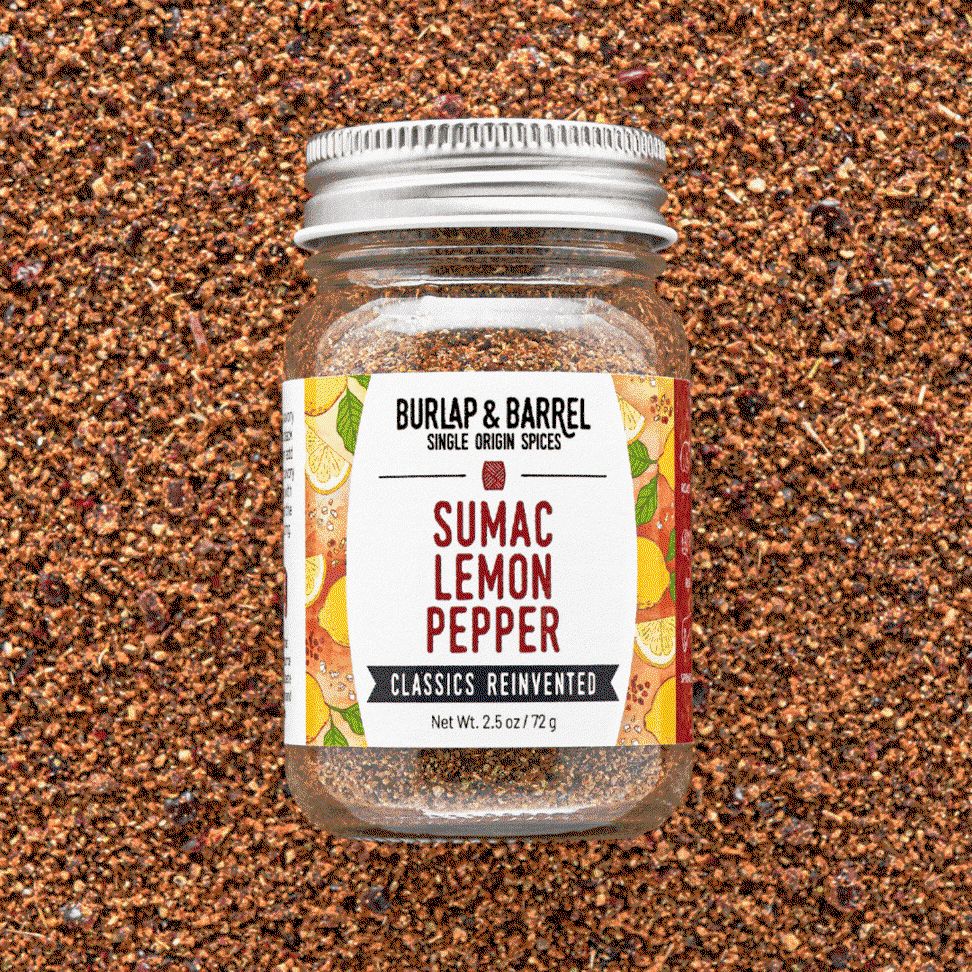 Sumac Lemon Pepper from Burlap & Barrel