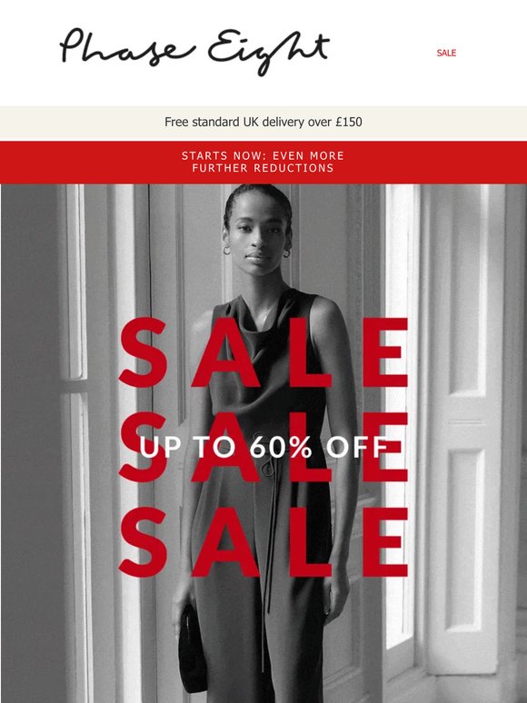 SALE: Now up to 60% off