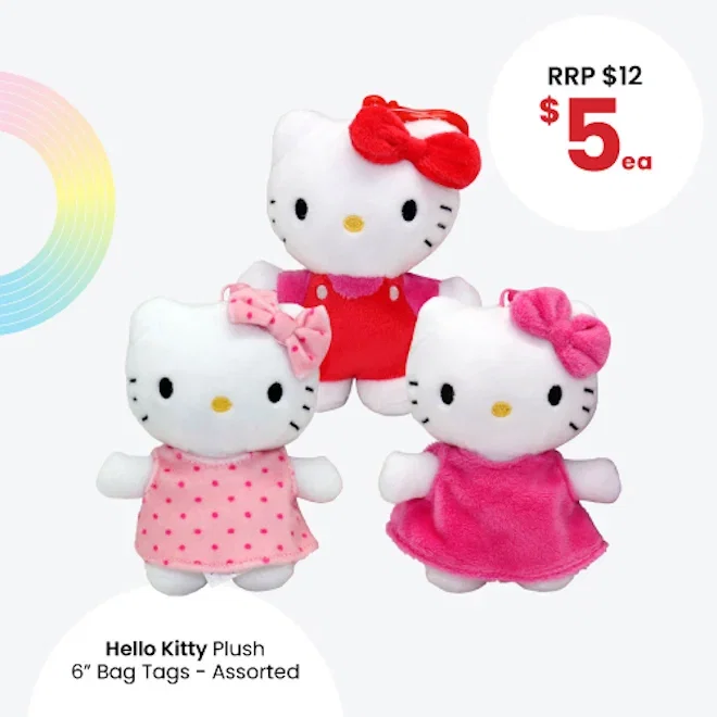 Hello Kitty 6-inch Bag Tags