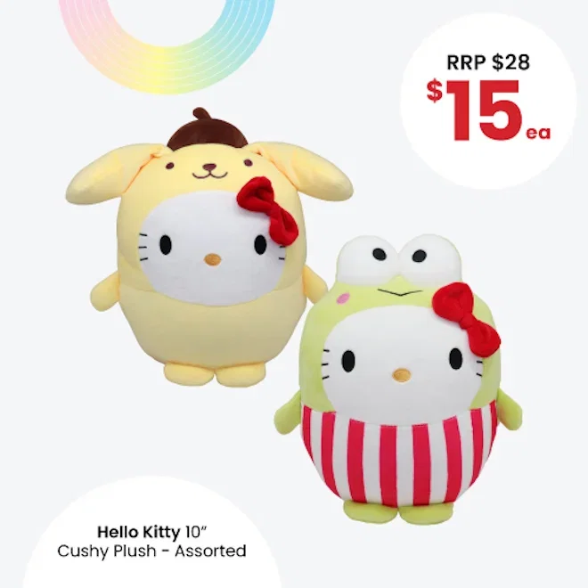 Hello Kitty 10" Cushy Plush