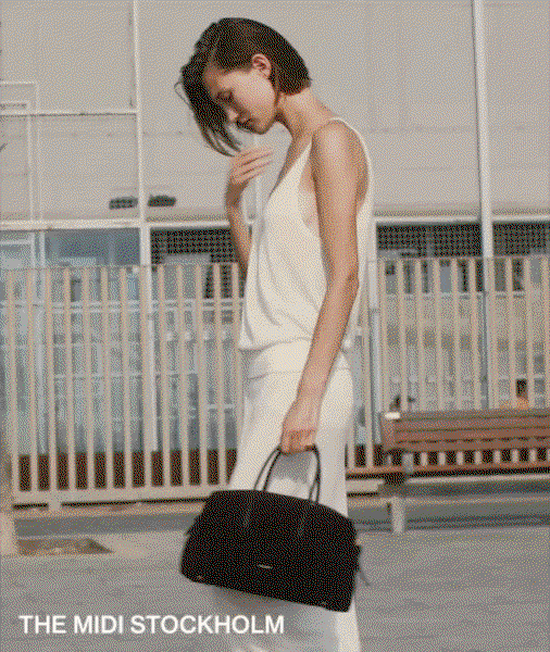 the midi stockholm dark chocolate suede