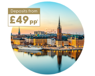 Stockholm: Deposits from £49 pp*