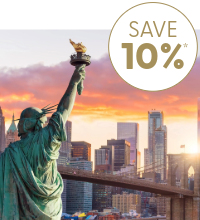 North America: Save 10% off*