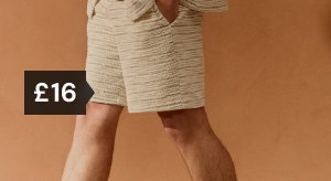 Textured shorts £16.