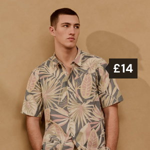 Leaf print shirt £14.