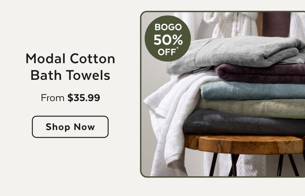 Modal Cotton Bath Towels - Shop Now