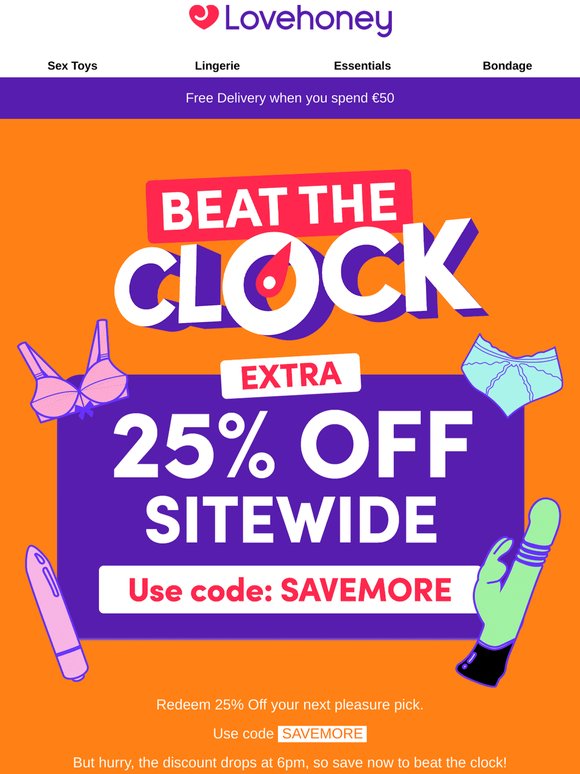 25% OFF - Discount drop @ 6pm! 📉