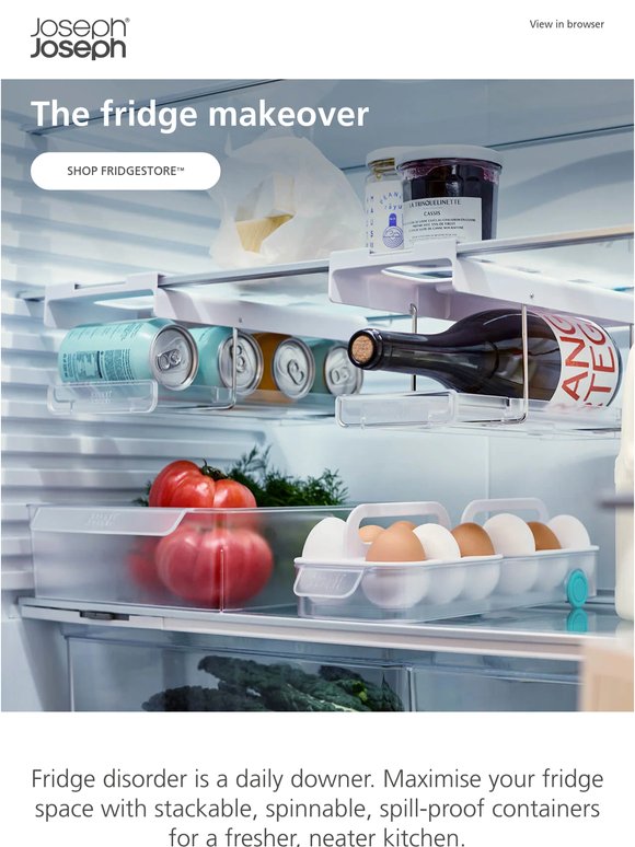 Cooler, cleaner, crisper