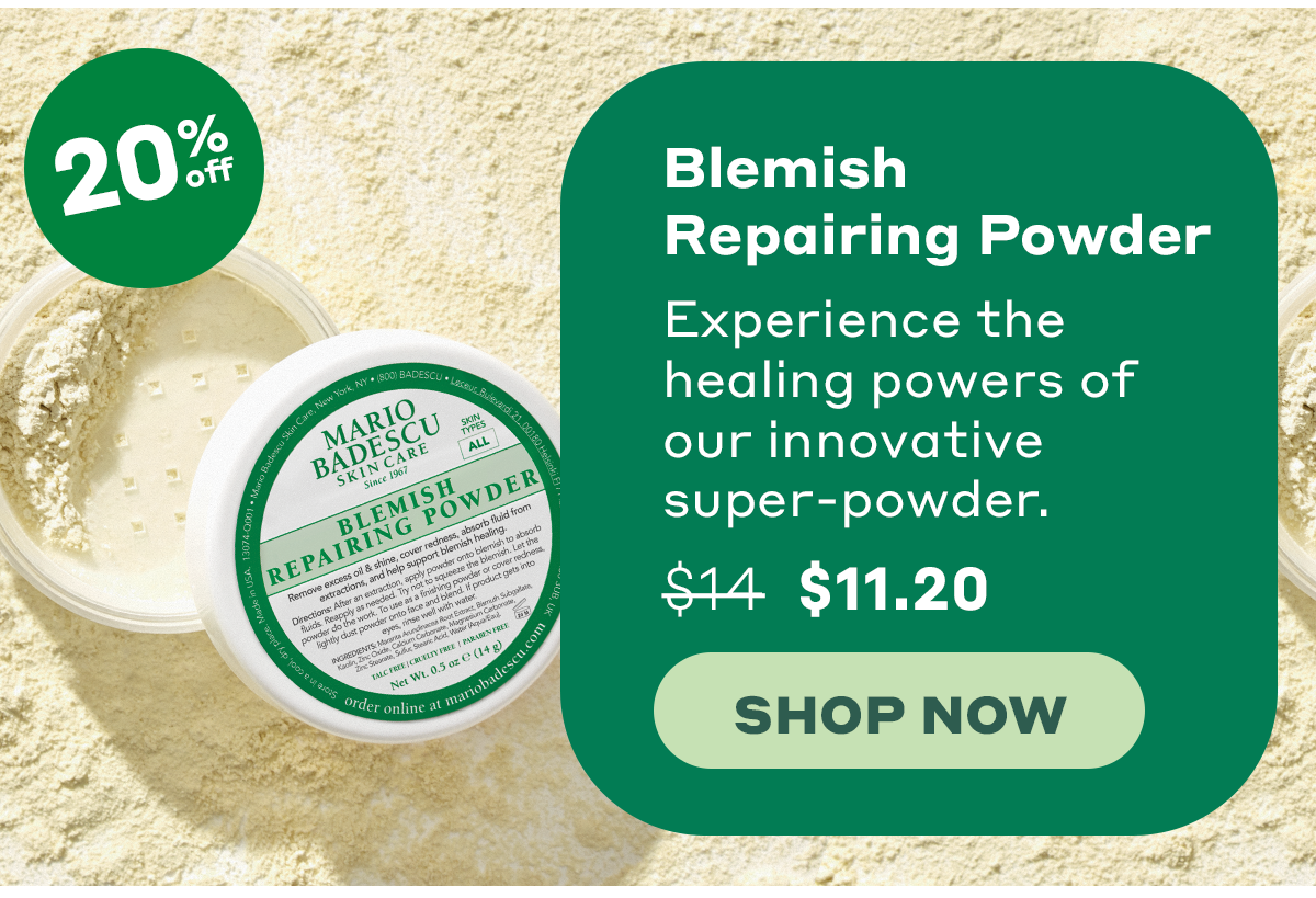 Blemish Repairing Powder - Experience the healing powers of our innovative super-powder