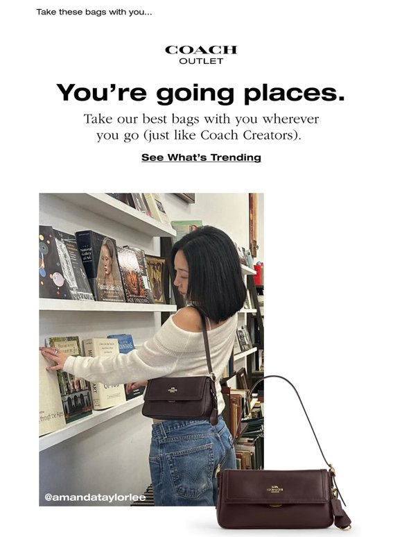You're going places.
